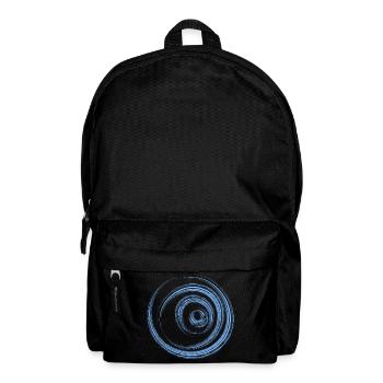 kreise dekoration - Rucksack - Schwarz - Vorne