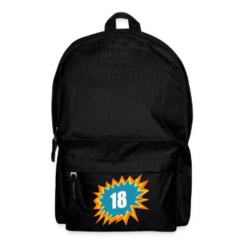 18 colorful, 18, 18. GB, of age - Backpack - black - Front