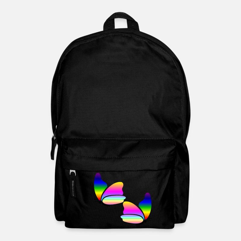 Rainbow Butterfly - Backpack - black