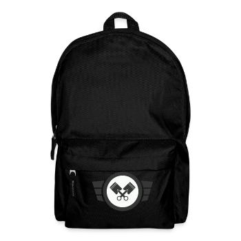 Deux temps d’amour - Simson Retro Logo Design - Sac à dos - noir - Devant