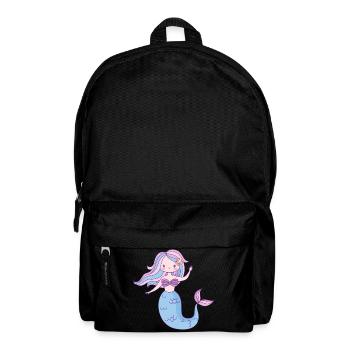 Cadeaux drôles pour les enfants avec sirène - Sac à dos - noir - Devant