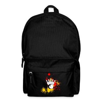 Funny bowling, bowling, bowlers - Backpack - black - Front