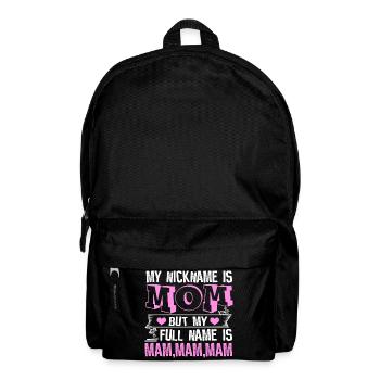 Mom - Backpack - black - Front