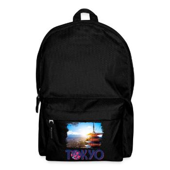 Tokyo Tokyo Japan Asia Pagoda Mountain Mountain - Backpack - black - Front
