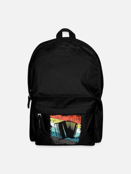 Akkordeon Harmonika - Rucksack - Schwarz