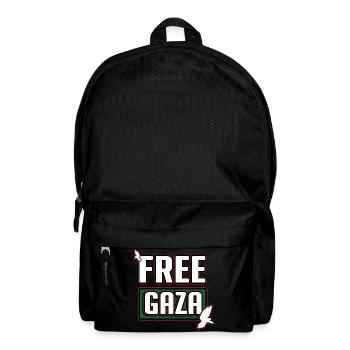 Free Gaza, Free Palestine, Gaza Peace, Palestine - Backpack - black - Front