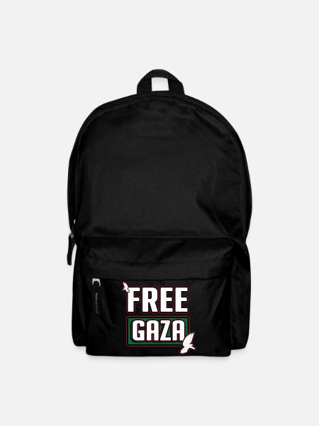 Free Gaza, Free Palestine, Gaza Peace, Palestina - Rucksack - Schwarz
