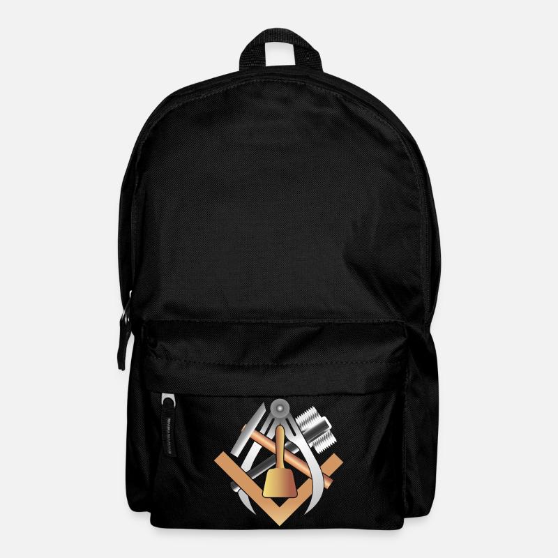 Handwerkszeichen Steinmetz ohne Schrift - Rucksack - Schwarz