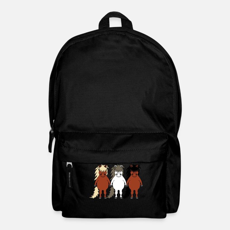 Islandpferdchen - Rucksack - Schwarz