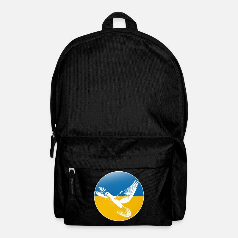 Ukraine Friedenstaube - Rucksack - Schwarz