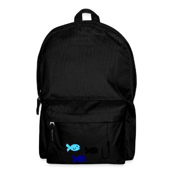 Pêche au poisson - Sac à dos - noir - Devant