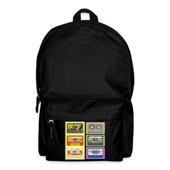 Tapes - Rucksack - Schwarz - Vorne