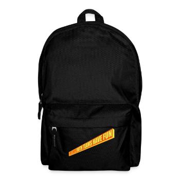 Both Teams Have Fun - Rucksack - Schwarz - Vorne