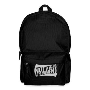 Il ne se passe pas grand-chose - Sac à dos - noir - Devant