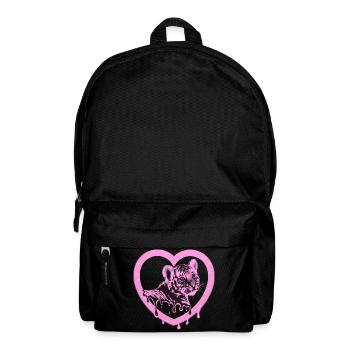 Tiger in the Heart - Pink - Backpack - black - Front