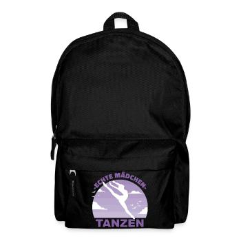 Tanzen Tänzerin Mädchen Hobby Geschenk - Rucksack - Schwarz - Vorne