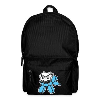 Balloon animal balloon twister balloon dog bone - Backpack - black - Front