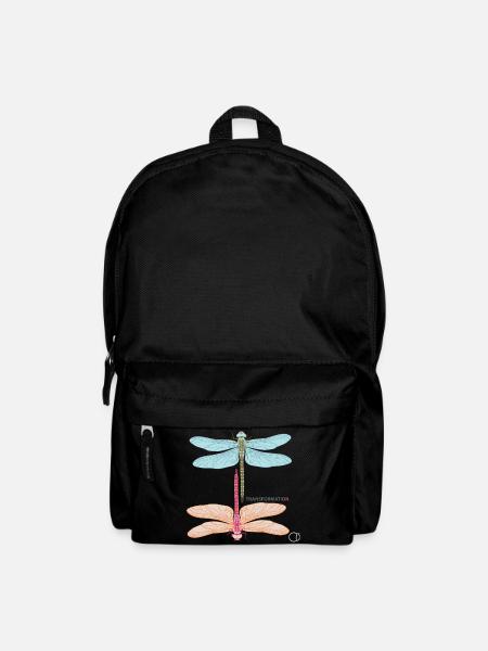Dragonflies and Transformation by CD - Backpack - black