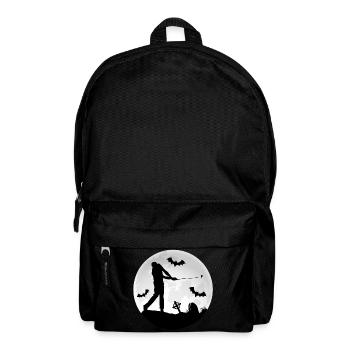 Golfer Golfplatz ist Halloween-Zombieland Golfass - Rucksack - Schwarz - Vorne