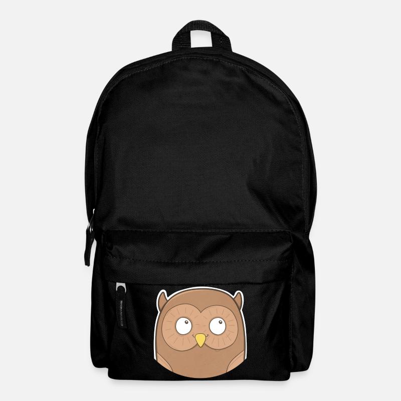 Eule - Rucksack - Schwarz