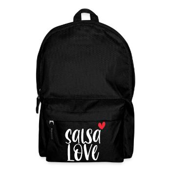 L’amour de la salsa! Cadeau de danse Dancer Latino - Sac à dos - noir - Devant