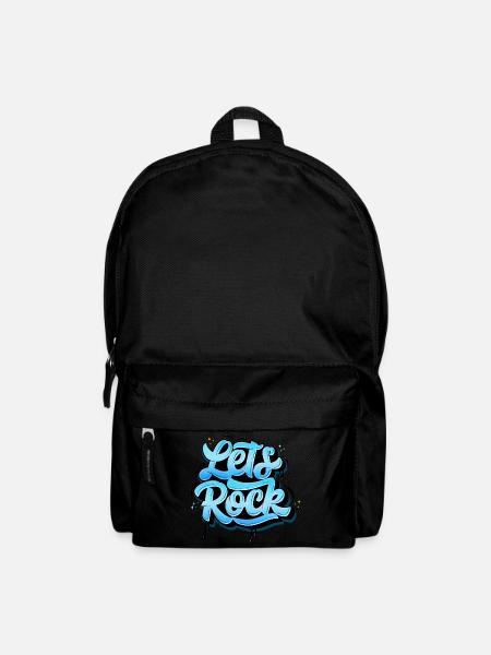 Let's Rock - Rucksack - Schwarz