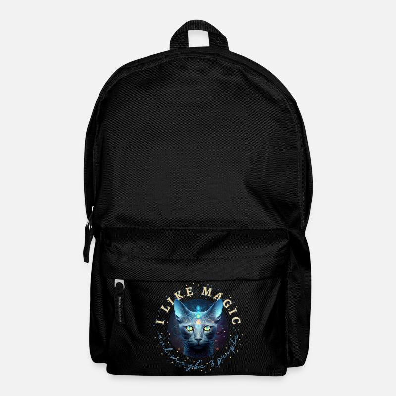 I Like Magic And Maybe 3 People - Backpack - black