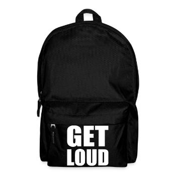 Get loud - Backpack - black - Front