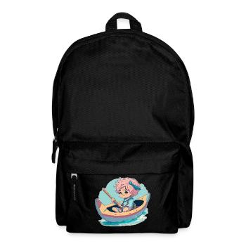 Boy in the canoe - Backpack - black - Front