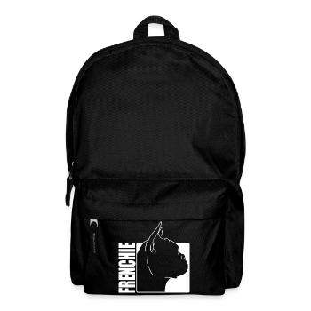 Frenchie Profil Bouledogue Français Chiens Chien - Sac à dos - noir - Devant