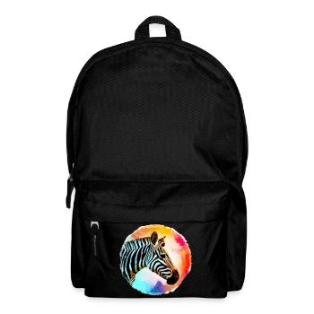 Zebra - Rucksack - Schwarz - Vorne