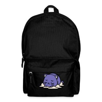 Baby sleeping cat - Backpack - black - Front