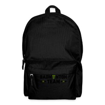 Badminton Team - Rucksack - Schwarz - Vorne