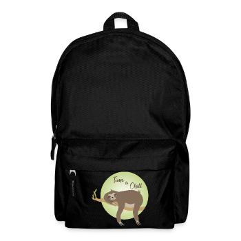 Sloth - Time to relax - Backpack - black - Front