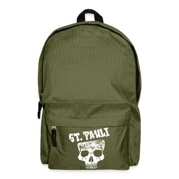 ST. PAULI - Backpack - olive green - Front