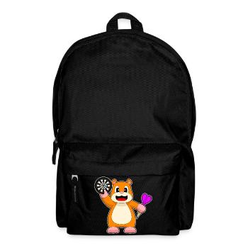 Cible de fléchettes de hamster - Sac à dos - noir - Devant