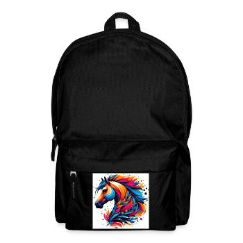 Cheval - Sac à dos - noir - Devant