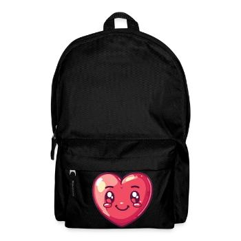 Coeur Amour Mignon En Amour - Sac à dos - noir - Devant