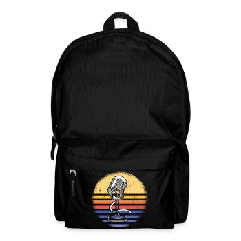 Singer Retro Sunset Singing - Rucksack - Schwarz - Vorne