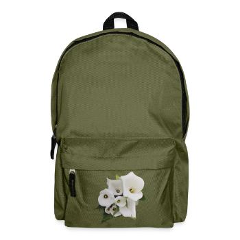 WEISSE CALLAS - Rucksack - Olivgrün - Vorne