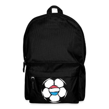 Icône de ballon d’illustration de football de l’équipe des Pays-Bas - Sac à dos - noir - Devant