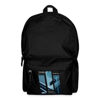 Never Stop Exploring - Backpack - black - Front