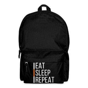 EAT SLEEP REPEAT - Sac à dos - noir - Devant