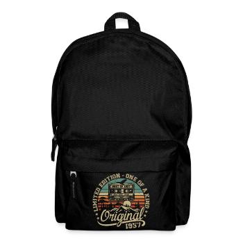 Jahrgang 1957 Geburtstagsgeschenk 1957 Retro 1957 - Rucksack - Schwarz - Vorne
