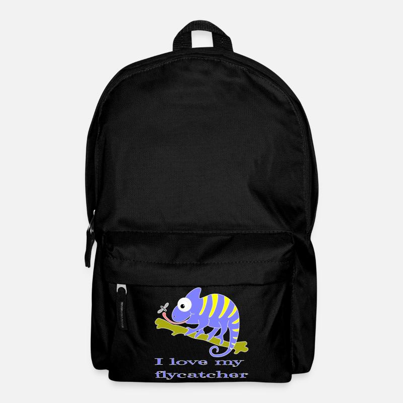 Chamaeleon tier - Rucksack - Schwarz