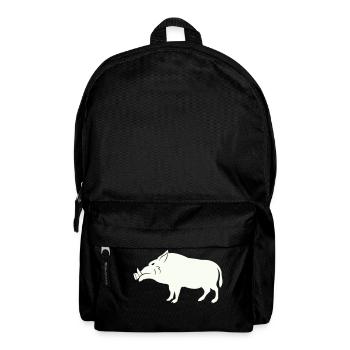 wild boar - Backpack - black - Front