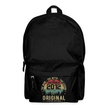 Men's Birthday Gift 2012 October 2012 - Backpack - black - Front