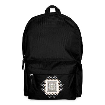 Kreatives Ornament - Rucksack - Schwarz - Vorne