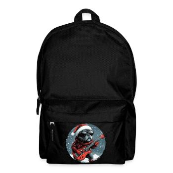 Staffordshire Bull Terrier Hund Weihnachten Rocker - Rucksack - Schwarz - Vorne