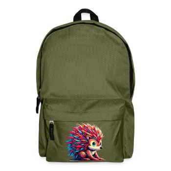 Hedgehog - Backpack - olive green - Front